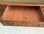 Antique Twin Pedestal Desk in Dark Yew Wood and Leather Top, 1980 For Sale - Image 15 of 18