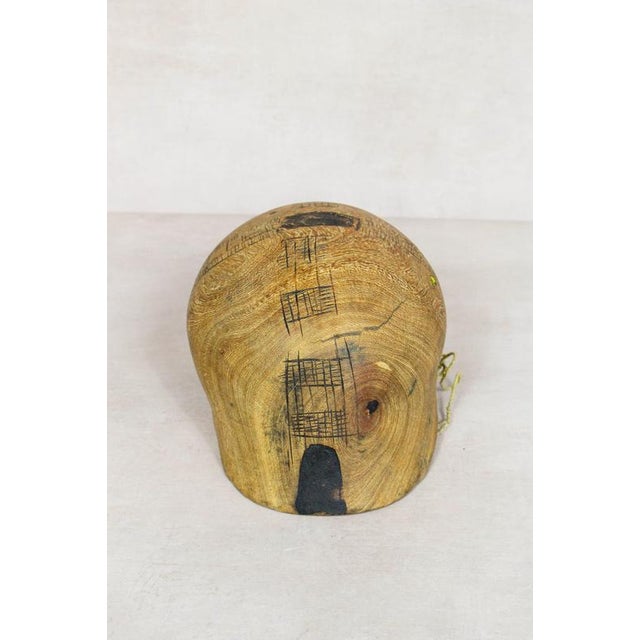 Turkana Bowl in Handcarved Wood For Sale - Image 3 of 5