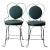 Vintage Ice Cream Parlor Chairs Pair For Sale