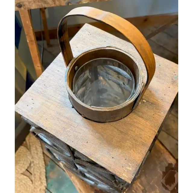 Mid 20th Century Mid Century Hand Made Adirondack Style Wood Candle Holder For Sale - Image 5 of 5