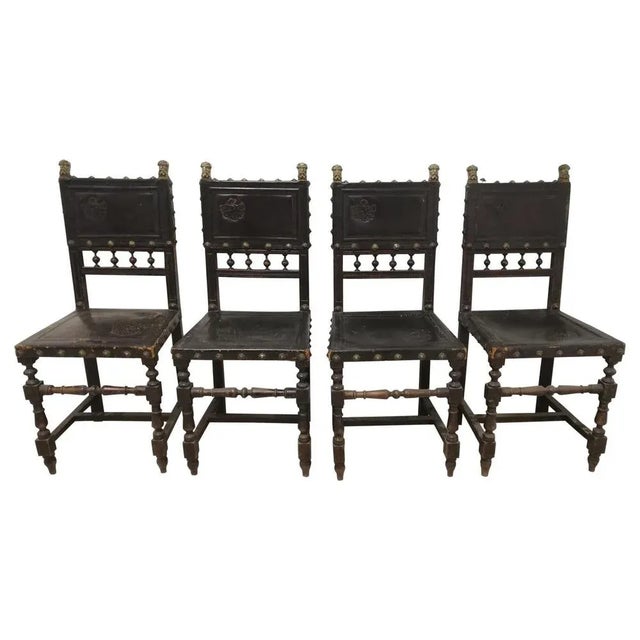 Louis XVIII Style Chairs, 19th Century, Set of 4 For Sale - Image 12 of 12