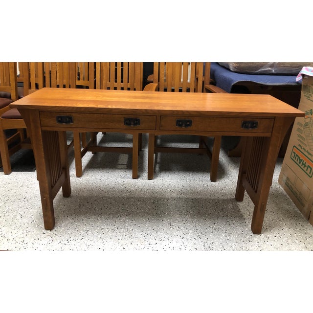 Stickley Mission Style Sofa Table Chairish