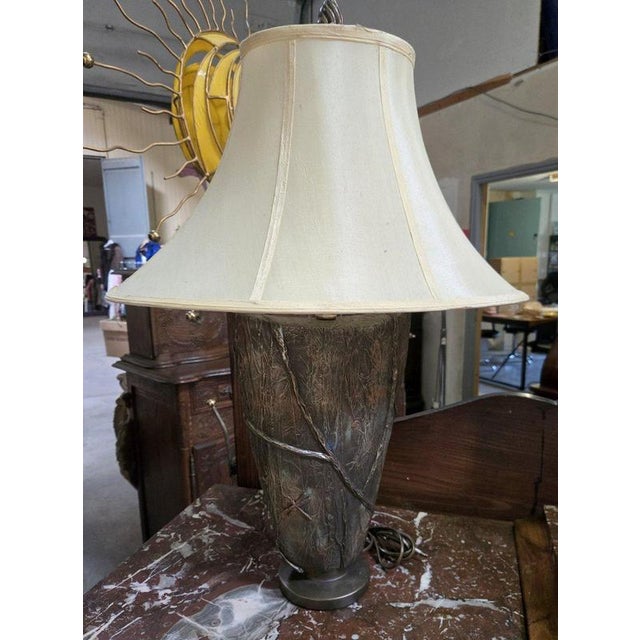 Large Art Nouveau Dragonfly Lamp For Sale - Image 3 of 8