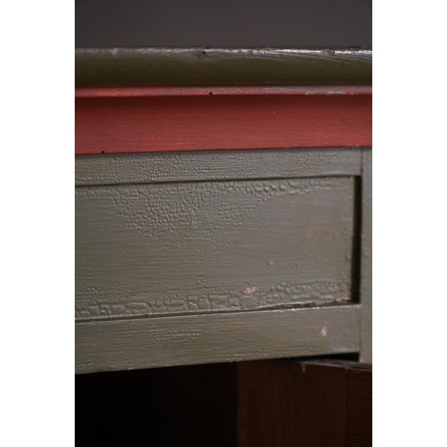 Antique Danish Painted Cabinet with Floral Motifs, 1800s For Sale - Image 14 of 18