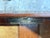 19th Century Large Size Antique English Geogra Style Oak Leather Top Double Pedestal Partner Executive Desk For Sale - Image 4 of 18