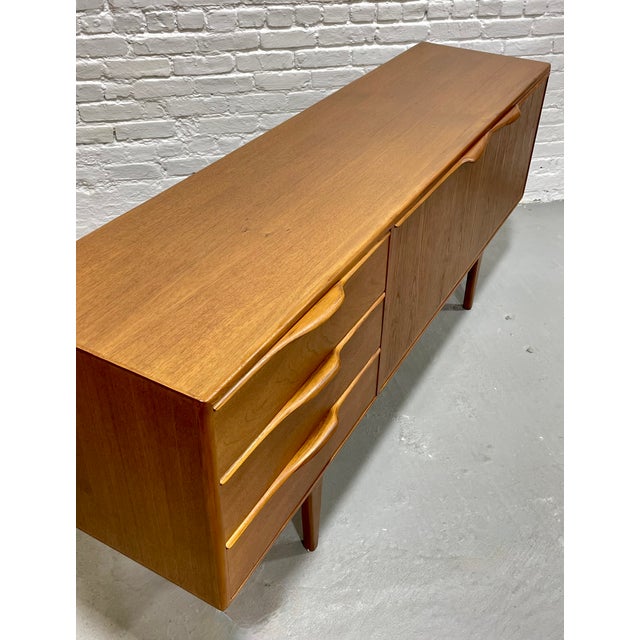 Wood Funky Sculptural Mid Century Modern Styled Credenza | Teak Media Stand | Handmade Sideboard For Sale - Image 7 of 13