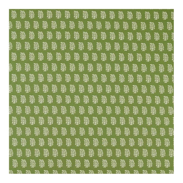 Sanderson Bagru Fabric in Avocado - a sample For Sale