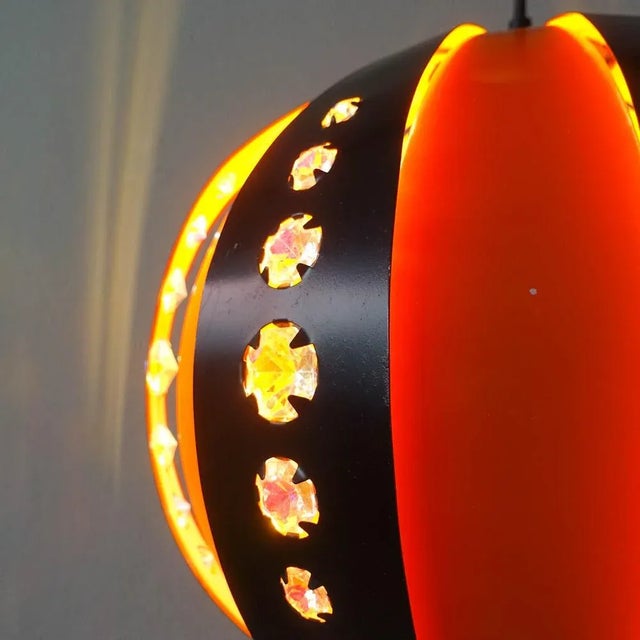 Pendant Light by Werner Schou for Coronell Elektro, 1970s For Sale - Image 12 of 16