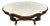 Napoleon III Violin-Shaped Pedestal Table in Mahogany and White Carrara Marble, 1850s For Sale