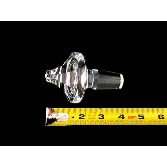 Late 20th Century Waterford Cut Crystal Replacement 4" Decanter Stopper For Sale - Image 5 of 6