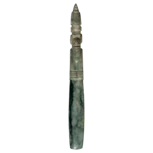Costa Rica Pre Columbian Jade Axe Avian Celt God Pendant