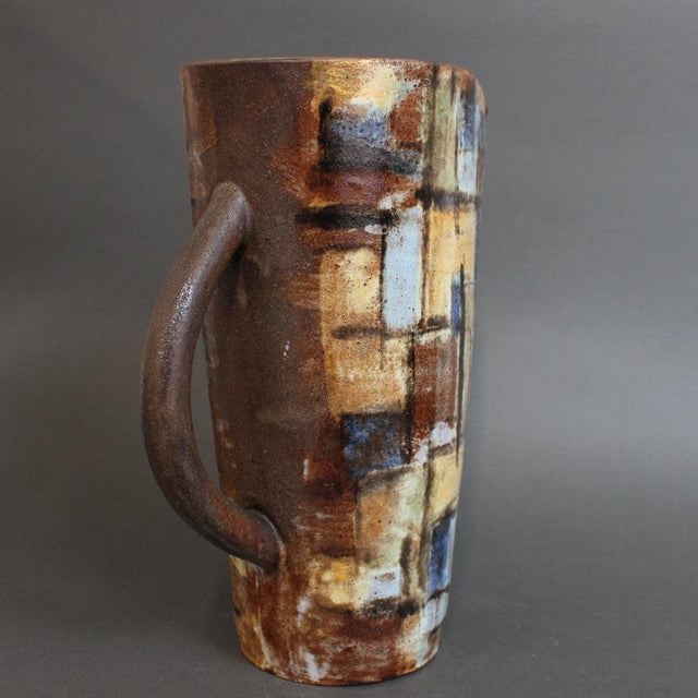 1960s Vintage French Ceramic Jug by Alexandre Kostanda, 1960s For Sale - Image 5 of 18