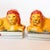 Antique Staffordshire Recumbent Lion Figurines on Rectangular Plinths - A Pair For Sale In Dallas - Image 6 of 8