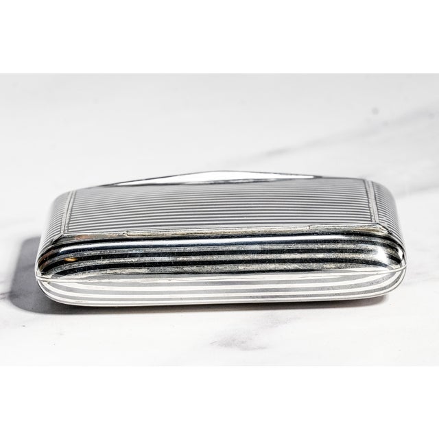 Exceptional Antique European Continental 900 Silver Niello Case Snuff Box Tobacciana Luxury Silver Collectible For Sale - Image 11 of 15