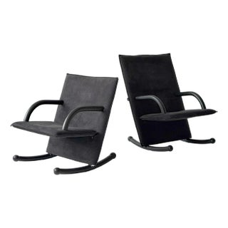 1980s Mismatched T-Line Rocking Chairs by Burkhard Vogtherr for Arflex For Sale