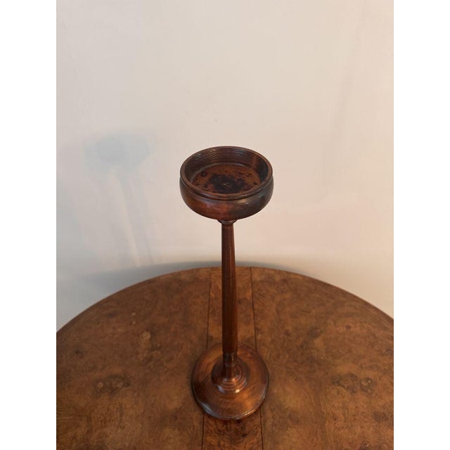Antique Mahogany Smokers Stand, 1920 For Sale - Image 3 of 5