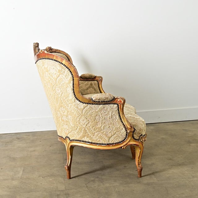 French 18th Century Louis XV Style Parlor Set, 7 Pieces For Sale - Image 10 of 16