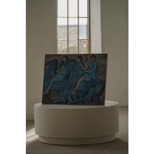 Mid-20th Century Modern Wall Relief with Figural Motif, 1950s For Sale - Image 4 of 18