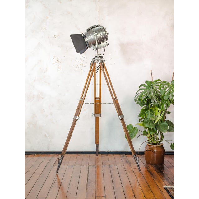 This is a real hollywood film studio spotlight. An original bardwell & mcalister keg light, produced in the 1950s in...