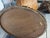 Wood McGuire 1960s Large Round Rattan Bamboo Dining Table With Glass Top For Sale - Image 7 of 8