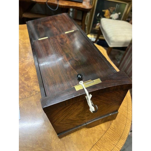 Louis XV French Burl Wood and Marquetry Writing Desk, 1920s For Sale - Image 11 of 14