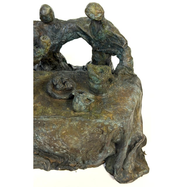 Daredjan Zourabichvili “Feast” Signed & Numbered Bronze Sculpture, Edition 2/8 For Sale - Image 17 of 18