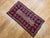 Vintage American Hand Hooked Rug, Handwoven Floret Pattern, Folk Art Tapestry, 1x2 For Sale - Image 9 of 9