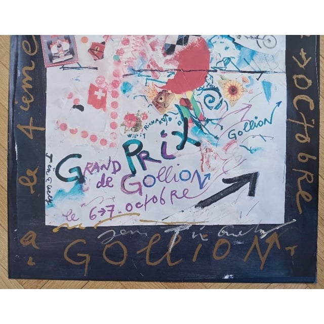 Original Poster for the 1990 Gollion Grand Prix by Jean Tinguely For Sale - Image 4 of 7