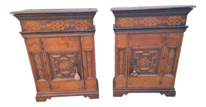 Inlaid Gemellini Cabinets, 1700s, Set of 2