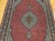 Antique Persian Tabriz Mahi Rug, Hand-Knotted Wool & Silk, Herati Geometric Pattern, Red & Ivory, 7x10 For Sale - Image 11 of 17