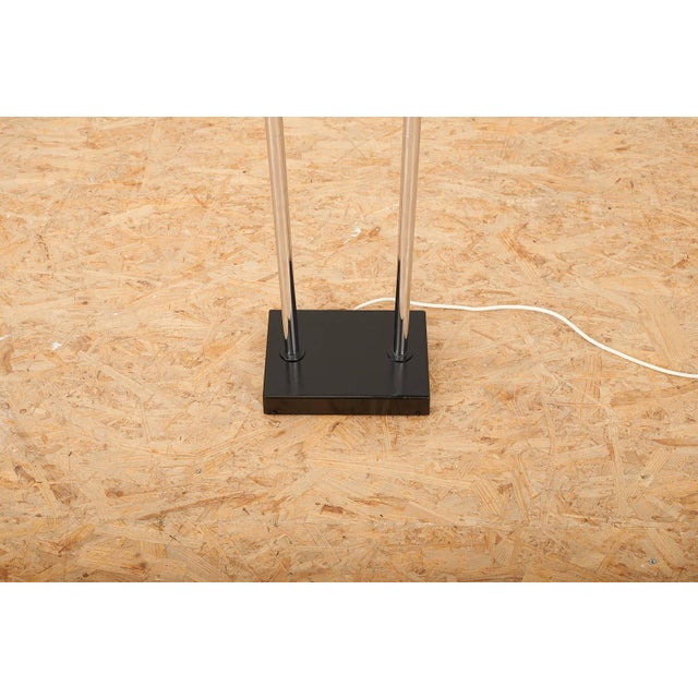 Black Lacquered Metal Base Lamp For Sale - Image 10 of 13