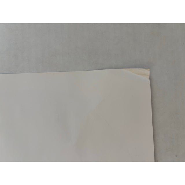 Abstract Peter Keil Abstract Portrait Acrylic Painting on Paper For Sale - Image 3 of 5