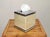 Bloomingdale's Vintage Capiz Shell Nickel Tissue Box Holder Boutique Box Tissue Paper Holder For Sale - Image 4 of 12