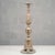 Beige Lacquered Candlestick with Marble Base For Sale - Image 8 of 8