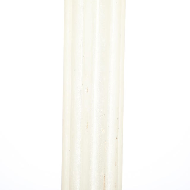 Documented Mid-Century Modern Hand-Blown Scavo Glass Torchiere by Karl Springer For Sale - Image 12 of 15