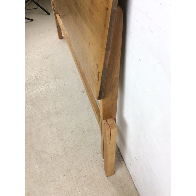 Mid Century Modern Full Size Headboard by Heywood Wakefield With Sable Finish For Sale - Image 16 of 18