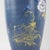 Vintage Hand-Painted Chinoiserie Vase With Blue Polychrome Flowers and Gilt Bird For Sale - Image 9 of 14