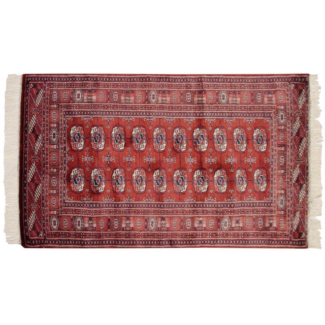 Vintage Fine Bokhara Rug - 3' X 5' For Sale In New York - Image 6 of 8