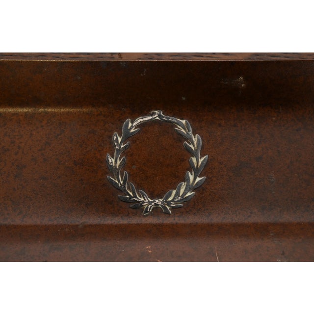 Heintz Arts & Crafts Sterling Silver on Bronze Pen Tray For Sale In South Bend - Image 6 of 12