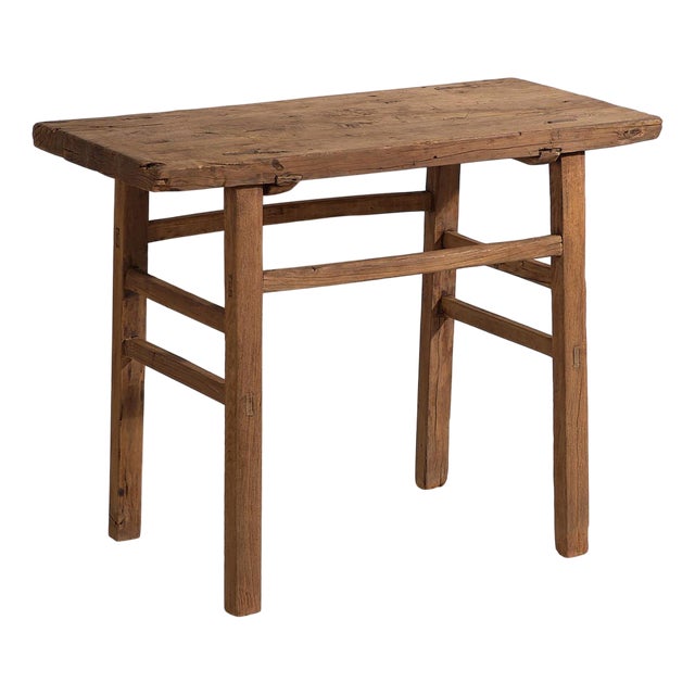 Antique Wooden Console Table, 1920 For Sale