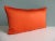 Vintage Solid Orange Satin Lumbar Decorative Pillow (s) Two pillows available Self-flat welt all around. Feather/down...
