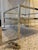 Naya Polished Chrome Bar Cart With Smoke Acrylic Shelves For Sale - Image 9 of 18