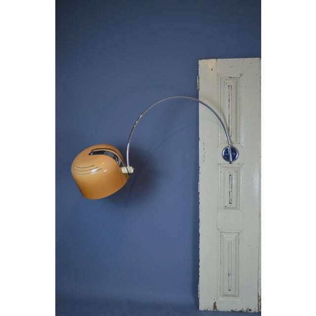 Metal Italian Forma Wall Lamp by Luigi Massoni for Guzzini, 1970s For Sale - Image 7 of 18
