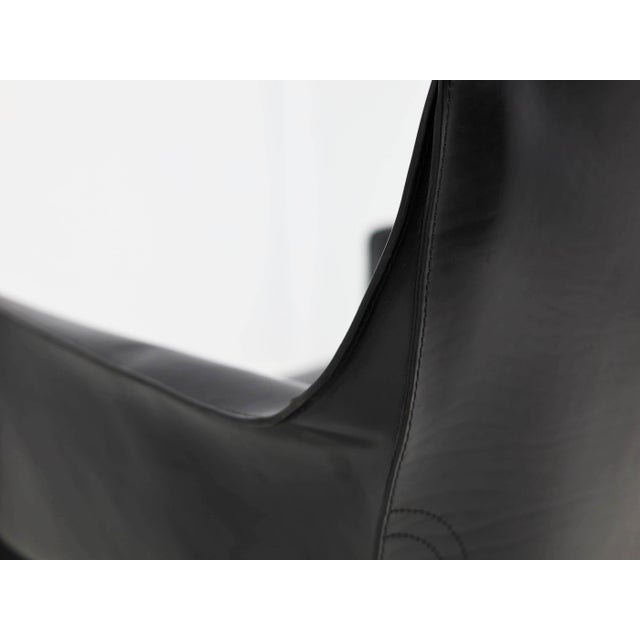 414 CAB MAXI Low Armchair by Mario Bellini for Cassina, 1977, Set of 2 For Sale - Image 6 of 12