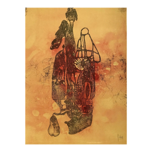 Fred Deux Signed Original Lithograph Vertige Du Il 1972