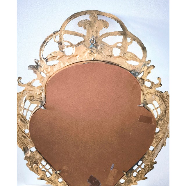 Rococo Louis XV-style Bronze Mirror For Sale - Image 13 of 13