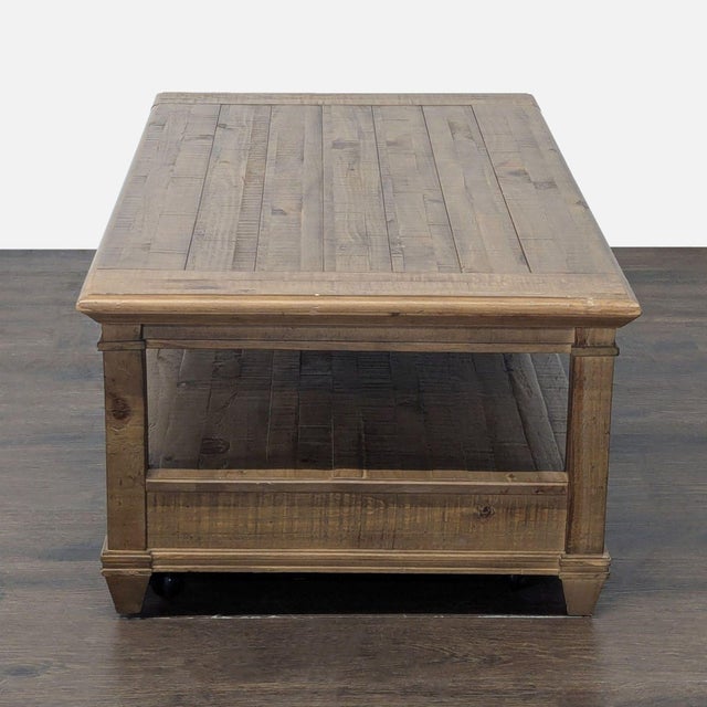 2000 - 2009 Rustic Lift-Top Coffee Table For Sale - Image 5 of 9