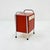 Bauhaus Nightstand with Drawer in Red and White, 1970s For Sale - Image 9 of 11