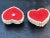 Textile Heart Shaped Folk Art Boxes Encrusted With Shells - a Pair For Sale - Image 7 of 10