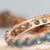 Metal 2.8Ct London Blue Topaz Band Ring in Solid 14k Gold - Fine Jewelry for Women, Size 6.75 For Sale - Image 7 of 7